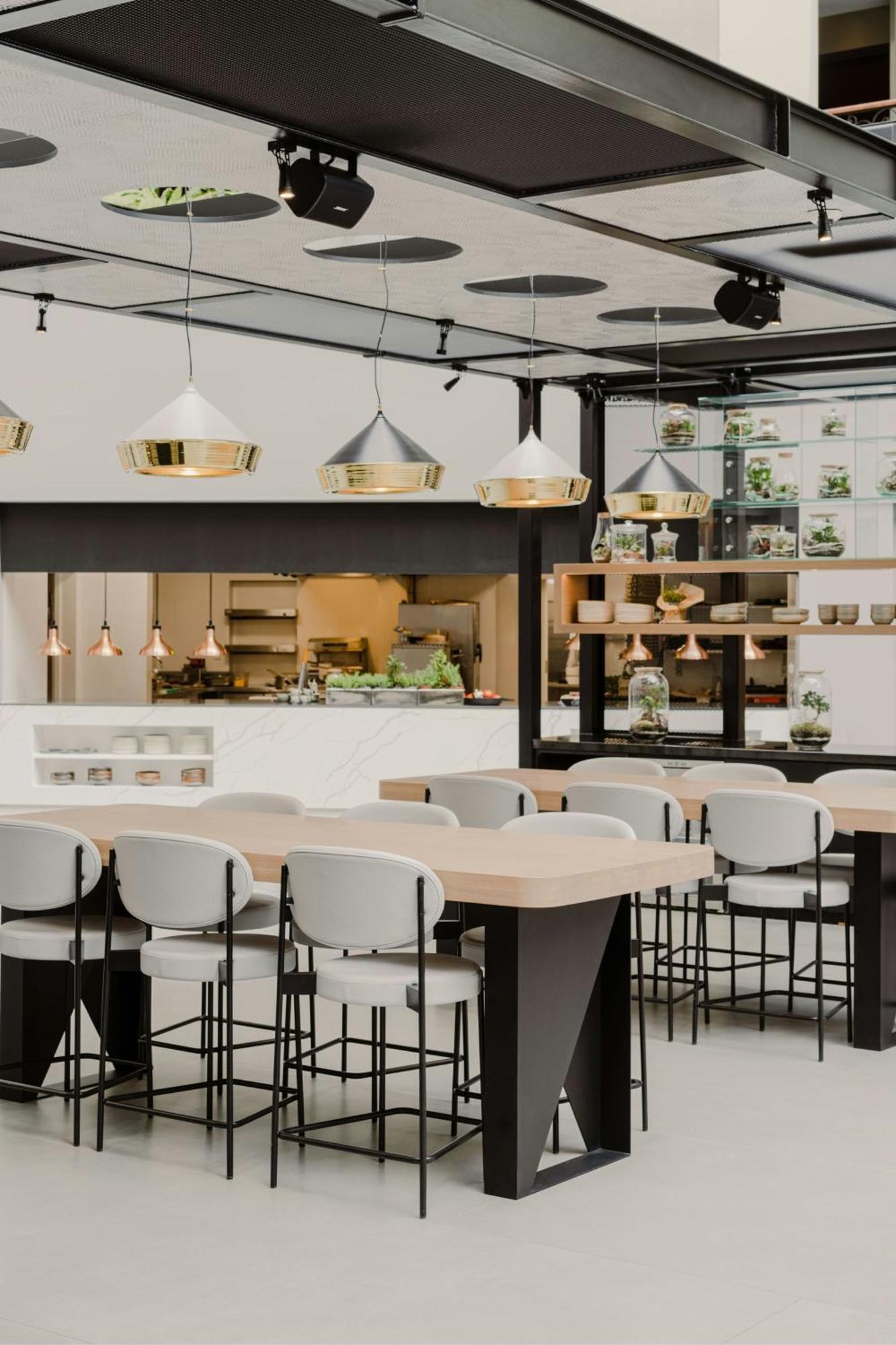 Sheraton Grand Krasków Εξωτερικό φωτογραφία Restaurant in the hotel
